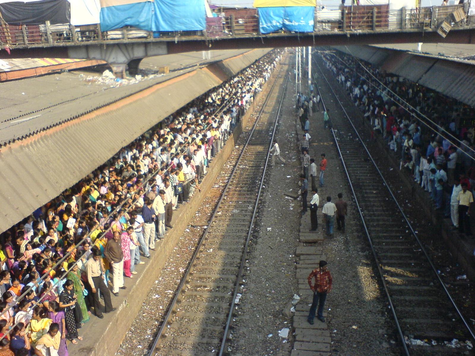 Mumbai morning rush