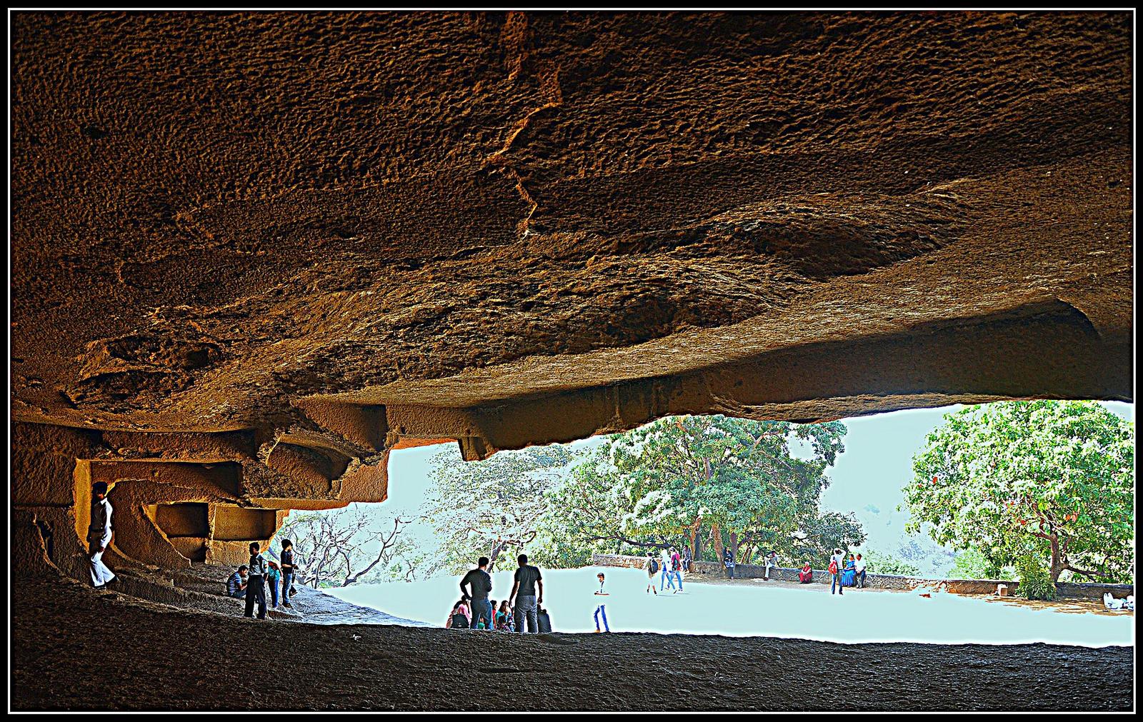 KANHERI CAVE AT BORIVALI EAST, MUMBAI, INDIA.